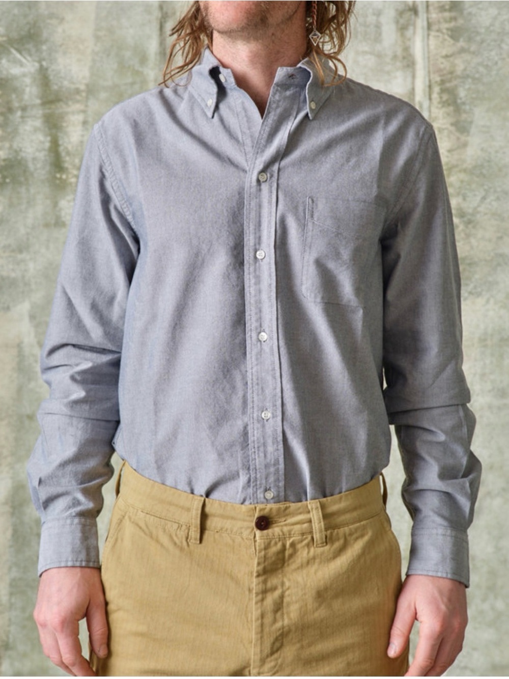 Button-Down Oxford Shirt for Men